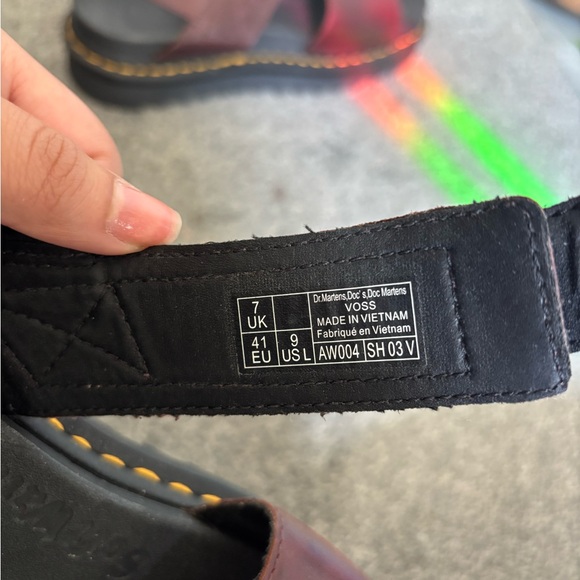 Dr. Martens Dark Brown Leather Sandals - Picture 4 of 4